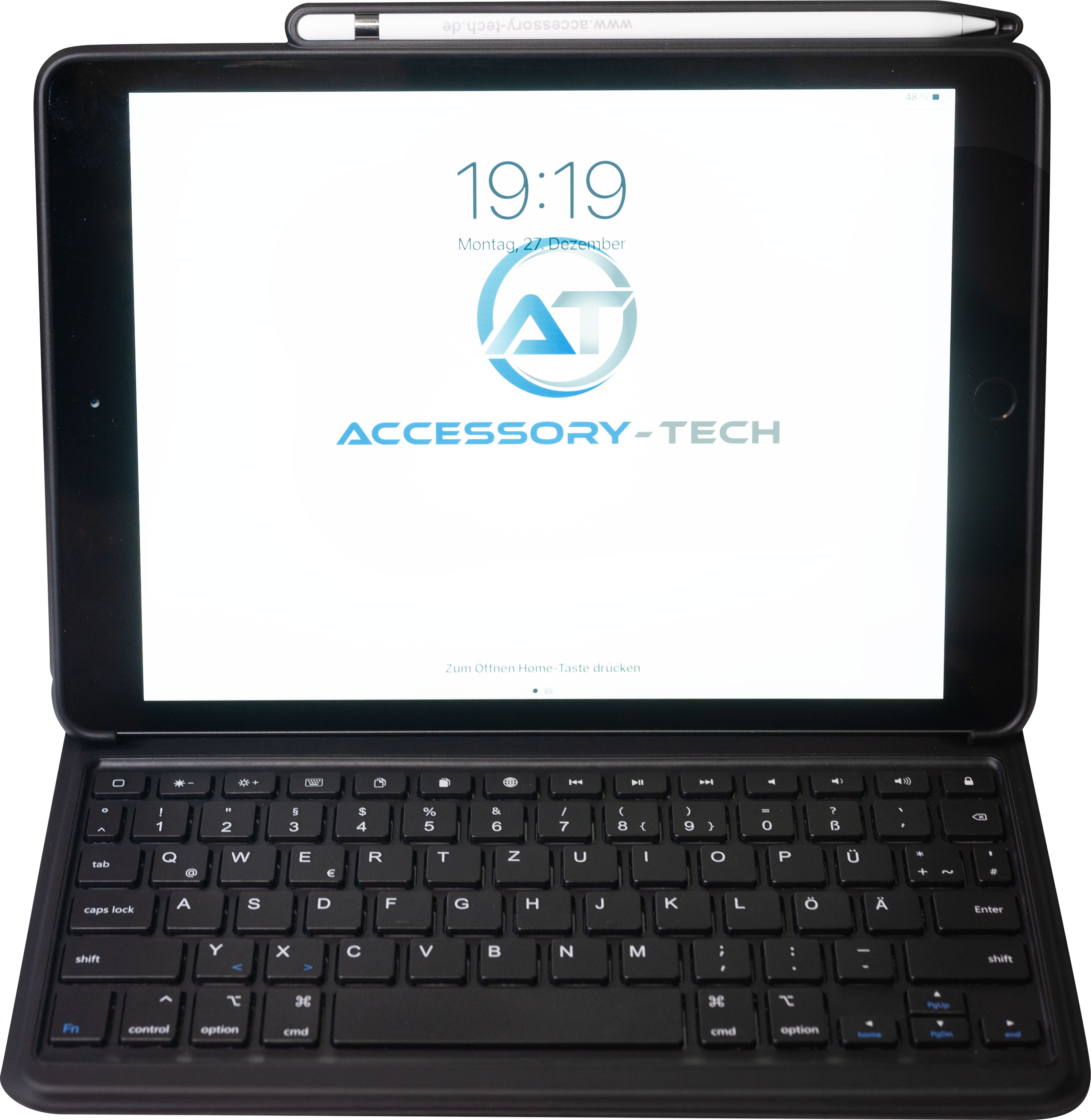 Ipad-Huelle-ohne-Beschreibung-4 135-2021 AT Premium  Schutzhülle mit integrierter Tastatur Nutzeransicht