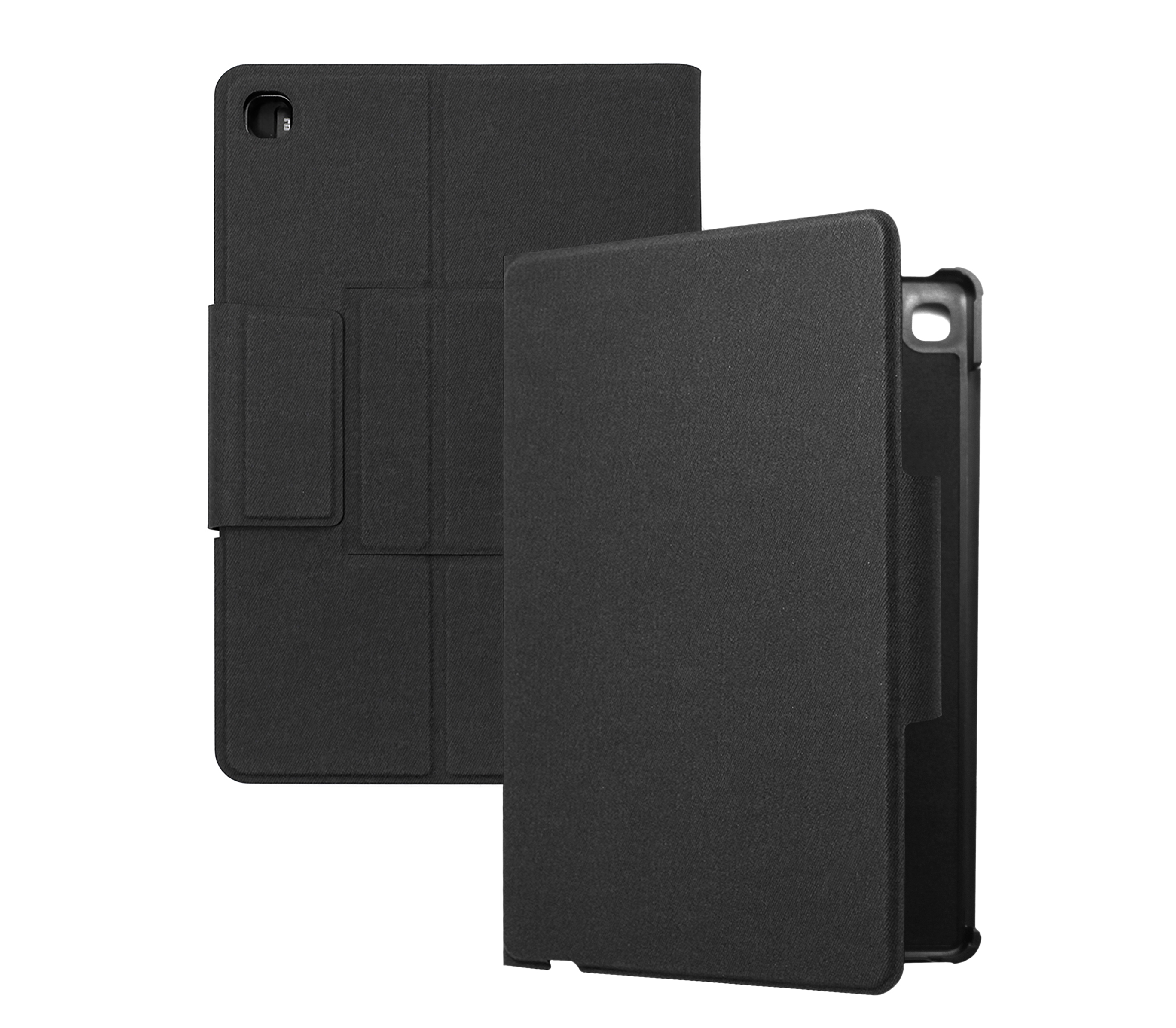 Samsung-Galaxy-Tab-S6-Lite-06 184 Premium Schutzhülle mit integrierter Tastatur für Samsun Galaxy Tab S6 Lite, Vorder- und Rückansicht