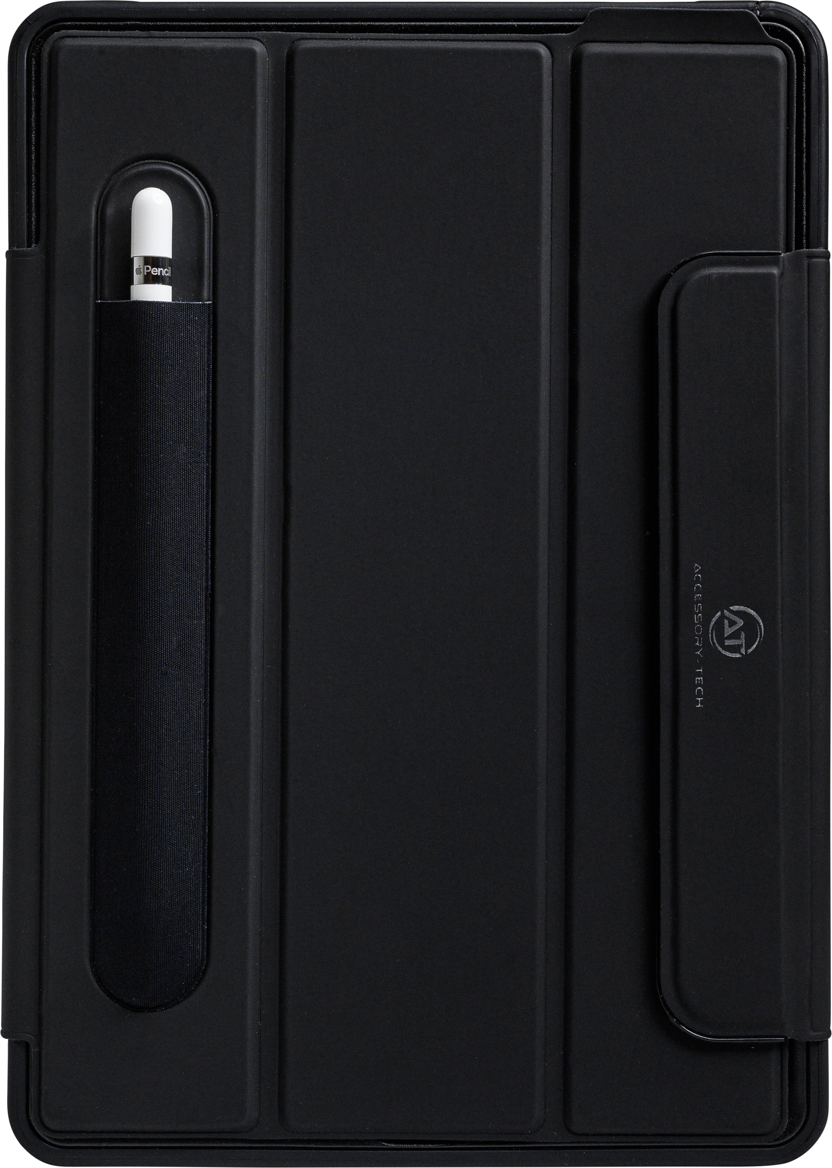 145-1HU2Bih237V41b 145 Schüler-Schutzhülle mit Stifthalter für Apple iPad 10,2", 7. - 8. Generation geschlossene Vorderansicht mit eingelegtem Apple Pencil