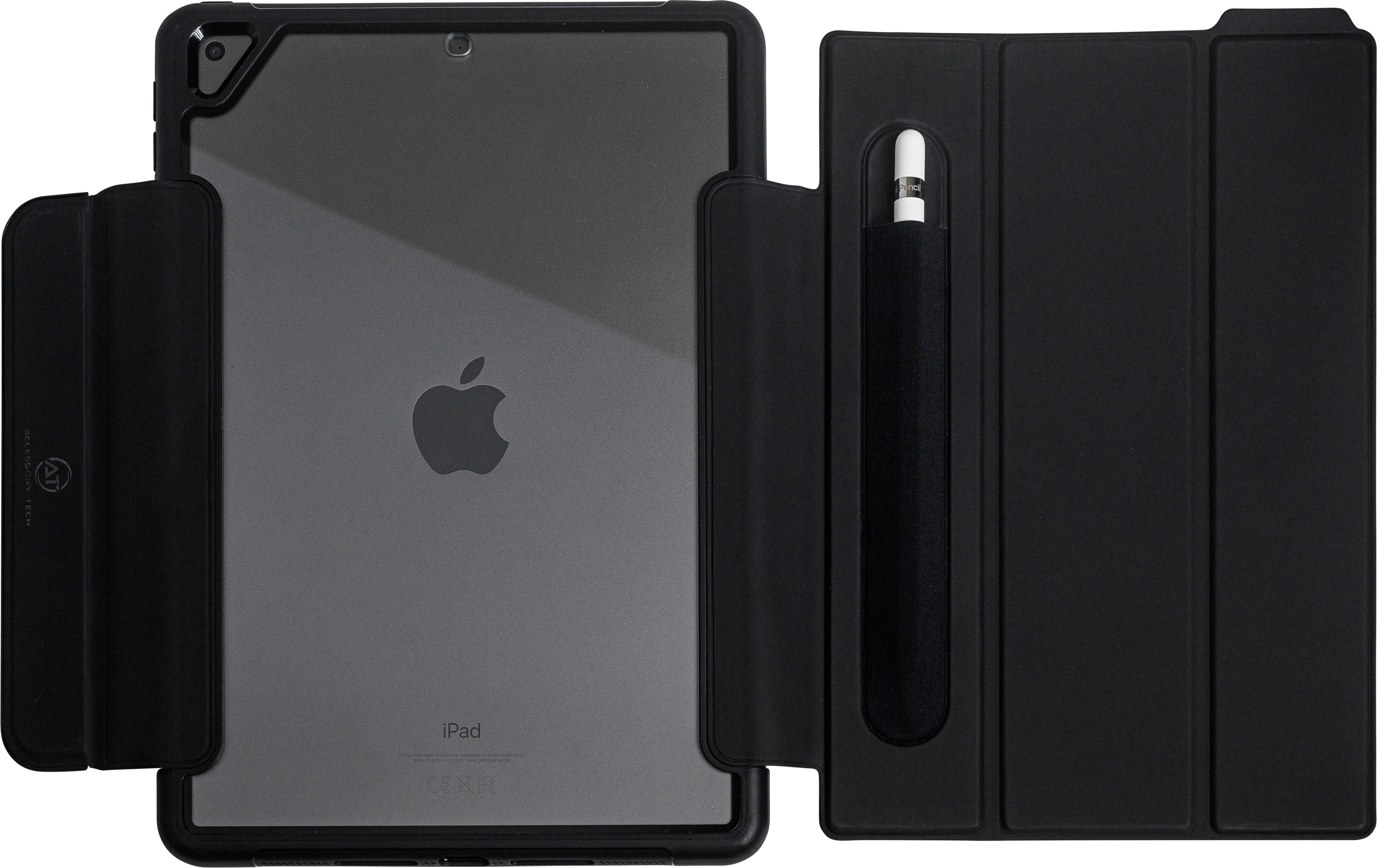 145-4WuXUrAibBx5yG 145 Schüler-Schutzhülle mit Stifthalter aufgeklappte Rückansicht