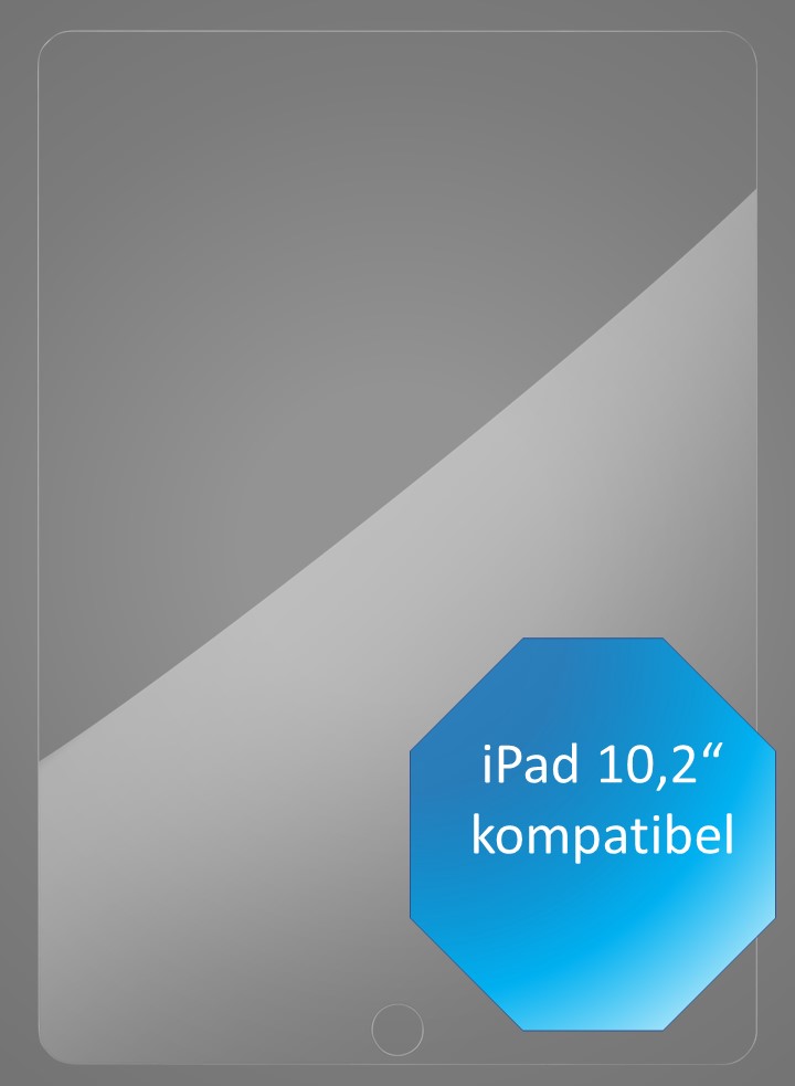 Premium Schutzglas, für Apple iPad 10,2", 7. - 8. Generation